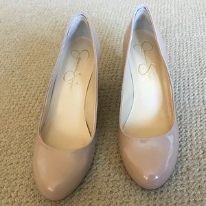 Jessica Simpson Wedge Heels Nude 11M
